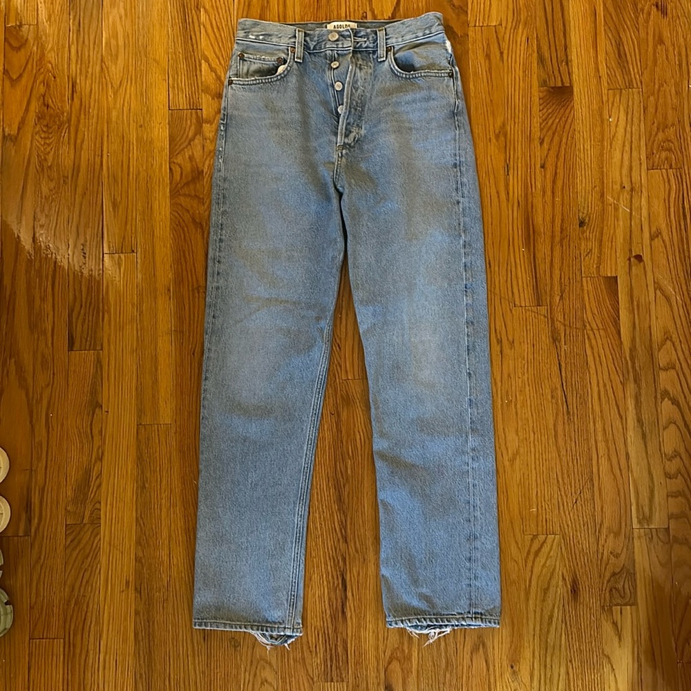 Agolde jeans - high waisted, size 26, full length. Perfect condition.